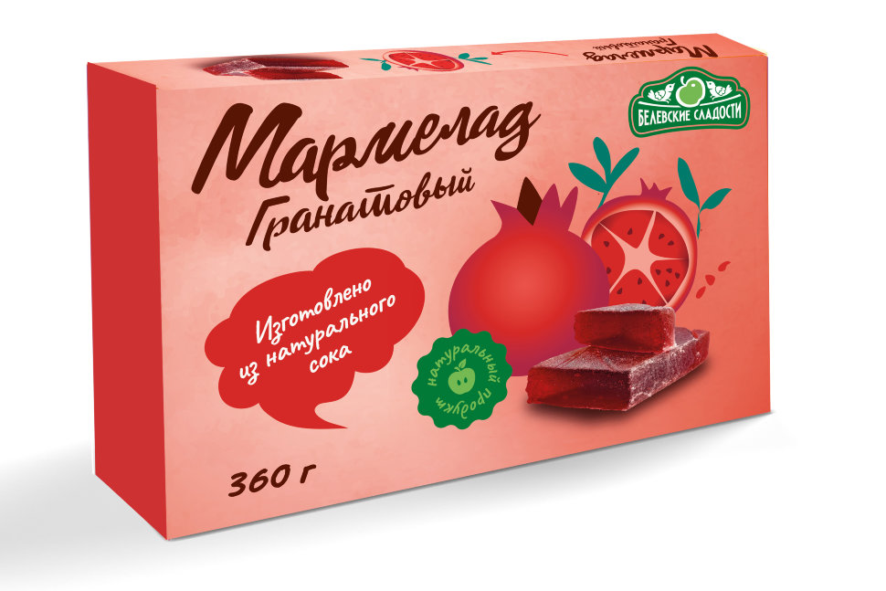  Мармелад  "Гранатовый" белевский 360г  в Кинешме