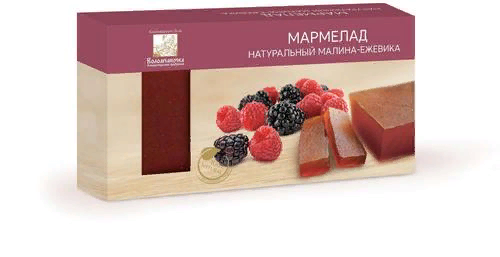  Мармелад пластовый 210г МАЛИНА-ЕЖЕВИКА в Кинешме